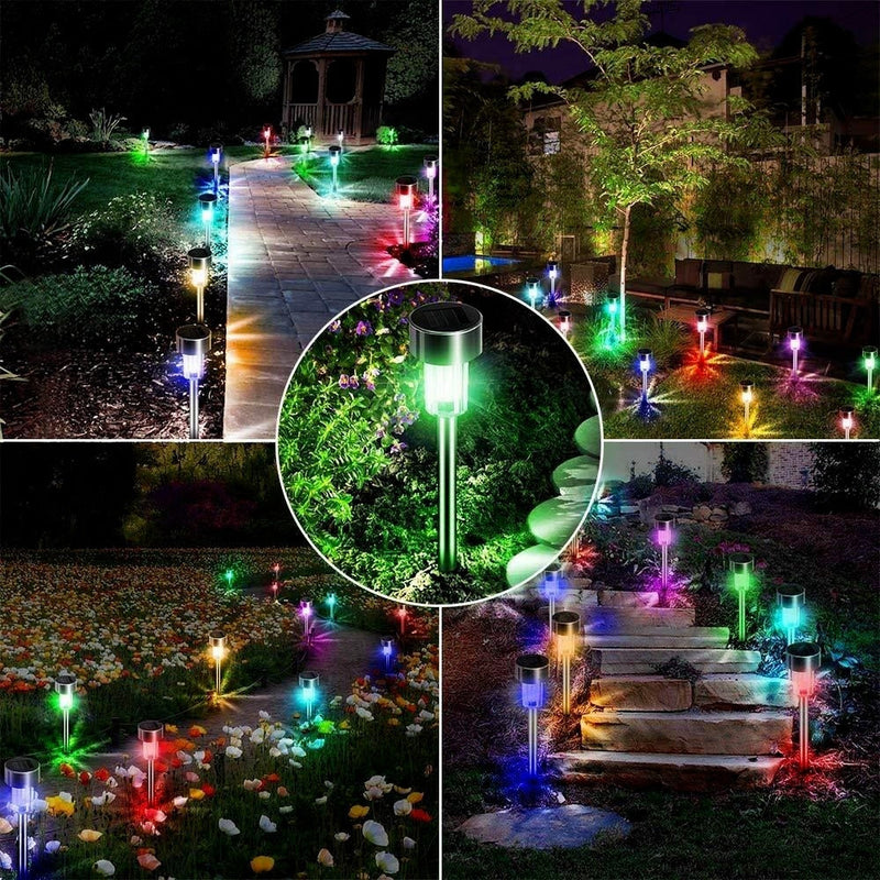 Lâmpada LED Solar À Prova D'água Para Jardim - Shopping 65