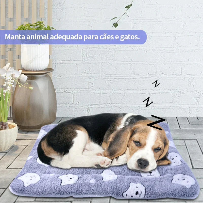 Cobertor peludo - serve como caminha para seu pet - Shopping 65