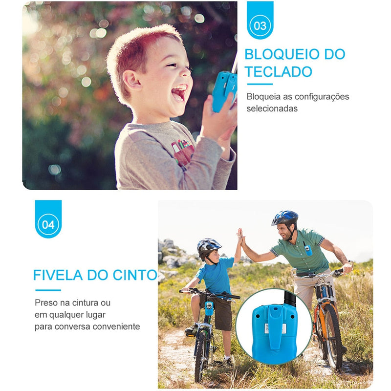 Walkie Talkie Portátil infantil - Shopping 65