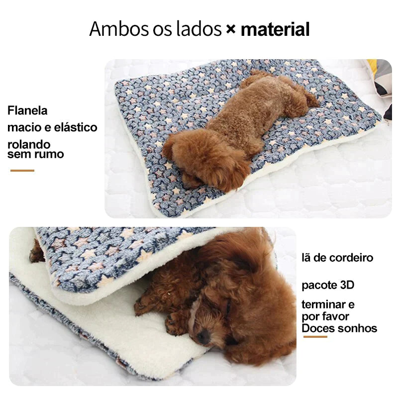 Cobertor peludo - serve como caminha para seu pet - Shopping 65