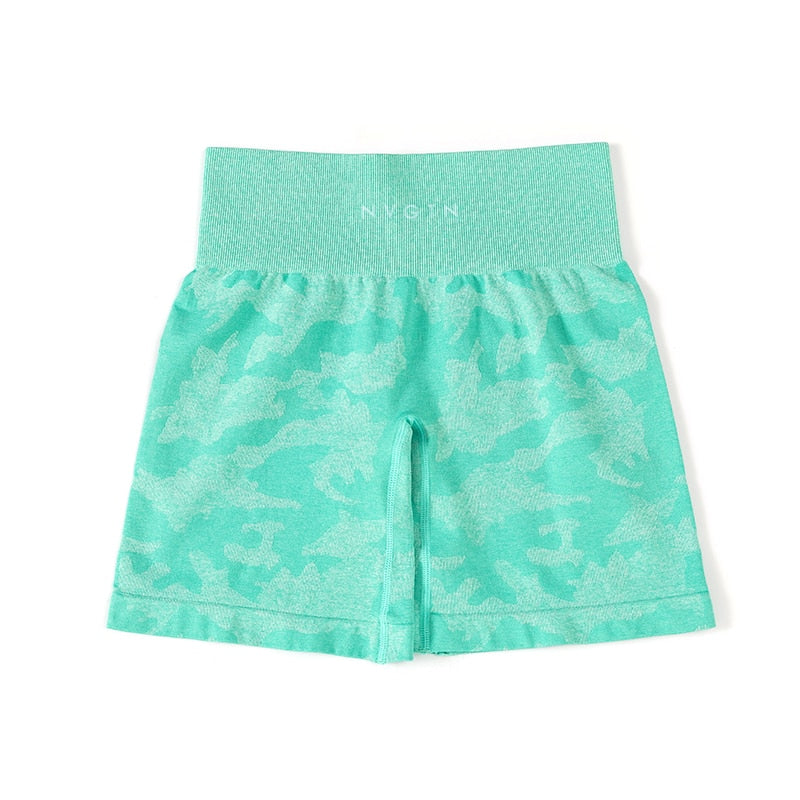 Shorts sem costura camuflado - Shopping 65